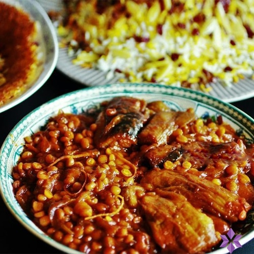 Khoresh Bademjan - Perzische aubergine stoofpot